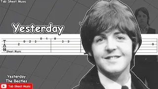 The Beatles - Yesterday Guitar Tutorial