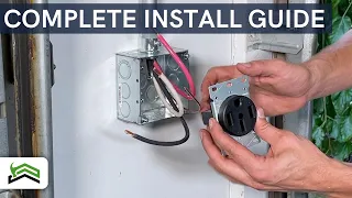 How To Install a 240 Volt Outlet | Electric Car Charging