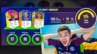 EM BUSCA DO FUT DRAFT 195 !!! FIFA 18 ULTIMATE TEAM