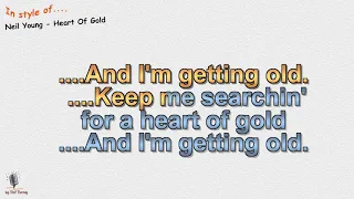 Neil Young - Haert of Gold - Instrumental and Karaoke