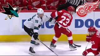 NHL Highlights | Sharks @ Red Wings | 01/04/22