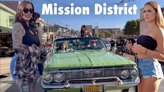 🔥NEVER SEEN SO MANY BEAUTIFUL LOWRIDER CAR SHOW MISSION DISTRICT SAN FRANCISCO 🇺🇸