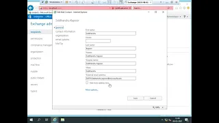 Mail Contact and Mail User | Exchange Server 2019 | Session-11 | Netexpertz |