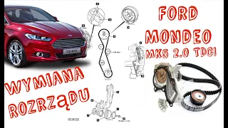 Wymiana Rozrządu - Ford Mondeo mk5, S-Max mk2 - 2.0 tdci - DW10FC T7CE