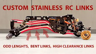How to make RC Crawler Links PT2:  Odd sized links, High Clearance Links, Bent Links