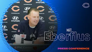 Matt Eberflus discusses how much starters will play vs. Browns | Chicago Bears