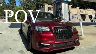 POV: Cutting up on the Highway in my 5.7L V8 Chrysler 300! (Small pulls & light traffic)