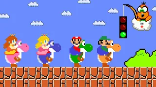 King Rabbit: Team Mario and Yoshi Mushroom Kingdom Race!