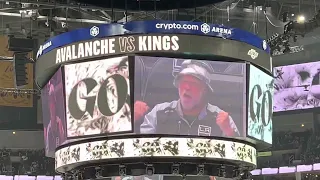 Will Ferrel go kings go chant. 4-8-2023 LA Kings vs Colorado Avalanche