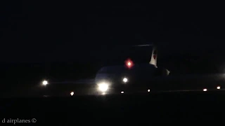 MD-82 - Night landing & takeoff at Bratislava Airport