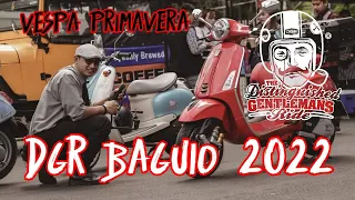 Distinguished Gentleman's Ride DGR 2022  Baguio / Vespa Primavera