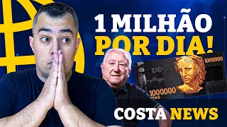 Quanto Luiz Barsi recebe de dividendos? 1 milhão de reais por dia! | #costanews
