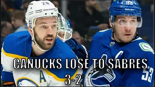 Vancouver #Canucks Lose To Buffalo Sabres! JT Miller and Bo Horvat! #shorts