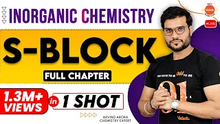 S Block One Shot | NEET Preparation | NEET Chemistry | Arvind Arora Sir | Vedantu NEET