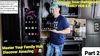 NEW Samsung Family Hub Specs Features SmartHome Guide New 4Door Flex Smart Refrigerator Review 🤩