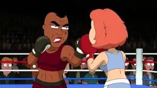 Lois fights Dierdra Jackson + Peter singing "Eye of the Tiger" (Family Guy)