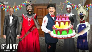 GRANNY KI BIRTHDAY PARTY : ग्रैनी | GRANNY GRANDPA HORROR STORY SHORT FILM || MOHAK MEET