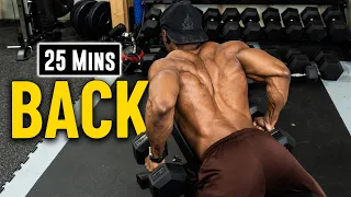 25 Minute Dumbbell Complete Back Workout [Build & Burn #16]