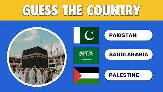 Guess the country CHALLENGE (no music)  - Islamic General Knowledge Quiz - - Muslim Quiz World