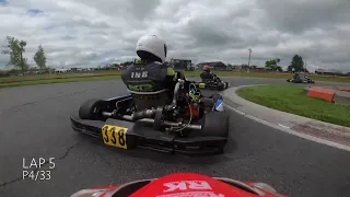 Kart Stars Race 1 Heat 2 2024 | Briggs LO206 Senior #332 | Goodwood Kartways