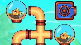 pull the pin save the fish android iOS gameplay walkthrough