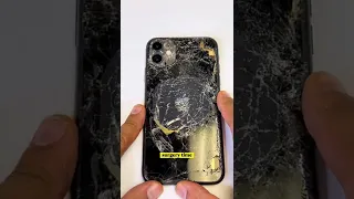 SON put his iPHONE IN “WORST CONDITION ” EVER 😱 #shorts #apple #iphone #ios #samsung #android #fyp