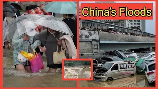 China floods: 12 dead in Zhengzhou train and thousands evacuated in Henan || MRN World News Tv
