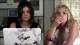 Pretty Little Liars 3x04 - Aria & Hanna On Dating Website.