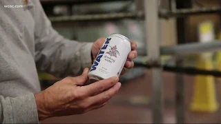 Anheuser-Busch canning drinking water for Hurricane Florence