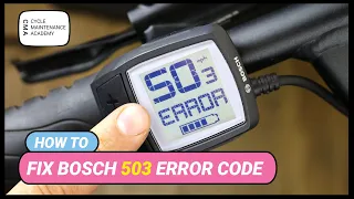 How to fix Bosch 503 Error Code