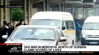 Ongoing taxi war in Mzinyathi claims scores of lives