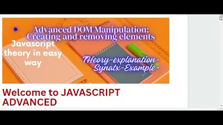 "Mastering the DOM: Advanced Techniques for Creating and Removing Elements"