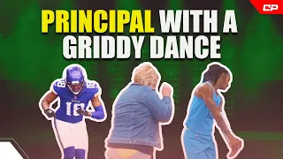 COOLEST Principal Hitting The GRIDDY Dance 👀 | Highlights #Shorts