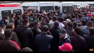 В Бишкеке бастовали водители «маршруток»