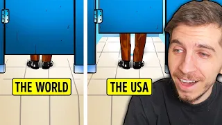European Reacts To 21 Things The US Does Differently From The Rest Of The World