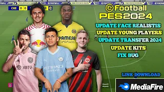 eFootball PES 2024 PPSSPP New Update Face & Update Kits & Transfers 2024