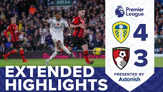 EXTENDED HIGHLIGHTS | LEEDS UNITED 4-3 AFC BOURNEMOUTH | PREMIER LEAGUE