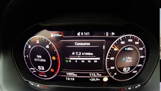 Audi Q2 acceleration 0-100 km/h 2.0 TDI 190 Hp Quattro