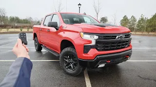 2023 Chevrolet Silverado LT Trail Boss Duramax Z71: Start Up, Walkaround, POV, Test Drive and Review