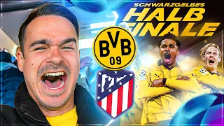 OMG!! WIR SIND IM HALBFINALE !! 🔥😱 BVB vs ATLÉTICO MADRID - UCL Stadionvlog