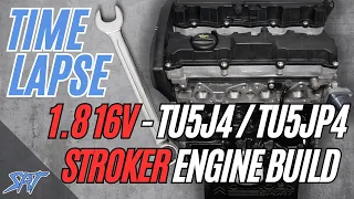 SRT - Stop-Motion Race Engine Build TU5J4 / TU5JP4 Stroker Kit 1800ccm 16v Citroen / Peugeot - 4K