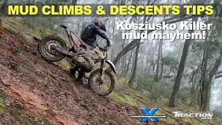 Muddy climb and descent tips: Kosciuszko Killer mud mayhem! ︱Cross Training Enduro