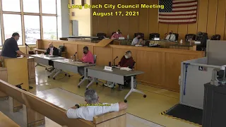 Long Beach NY City Council Meeting 08/17/2021