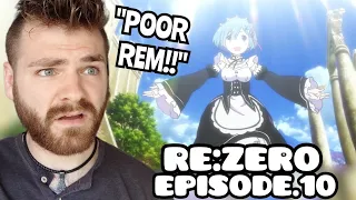 REM!!! BATTLE TIME??!!!! | RE:ZERO EPISODE 10 (18-19) | New Anime Fan! | REACTION