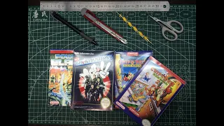 Пора переделать мою коллекцию, переделка коробочек картриджей DENDY/ NES/ Famicom