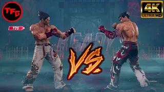 Tekken 8 Beta - Kazuya vs. Jin Gameplay (PC Steam version) 4K 60FPS