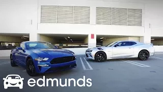 2018 Chevrolet Camaro SS vs. 2018 Ford Mustang GT | Comparison Test | Edmunds