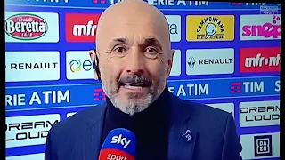 Spalletti litiga con Caressa per il Rigore inesistente dato Fiorentina Inter 3-3