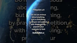 Don't Be Troubled!! Philippians 4:6 #scripture #shorts