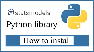 How to install statsmodels Python library (2022) | Amit Thinks